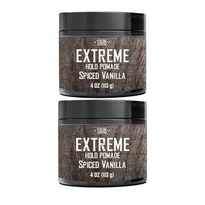 Viking Revolution Spiced Vanilla Hair Pomade for Men 4oz X 2